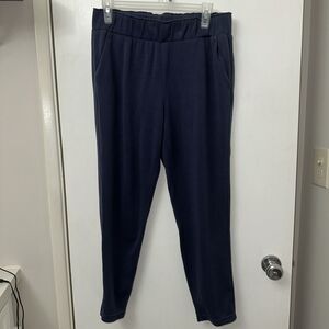 Navy Blue Stretch, Pants Size Medium With Side Pockets